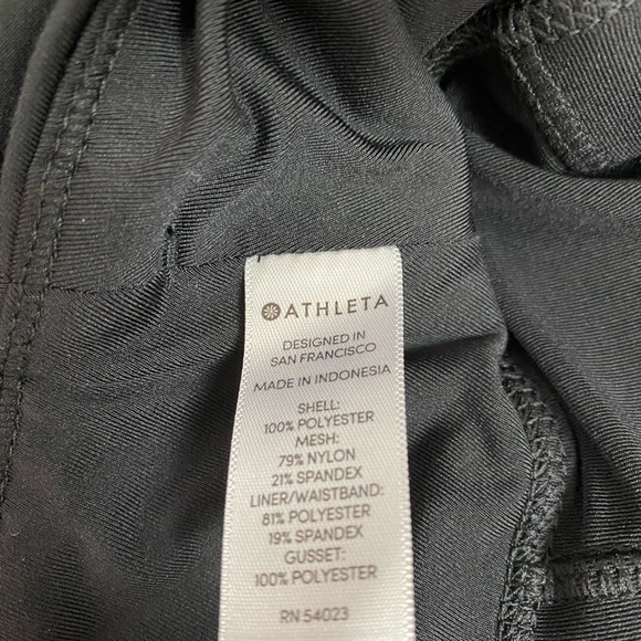 ATHLETA Women's Laser Run Skort Black Size Small  [175] - Picture 4 of 4